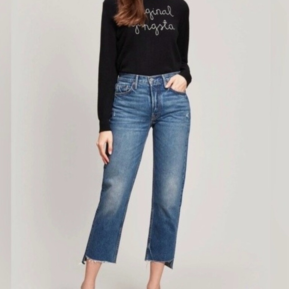 NWOT GRLFRND Helena Crop in Close to You Mid Rise Denim Jeans 27